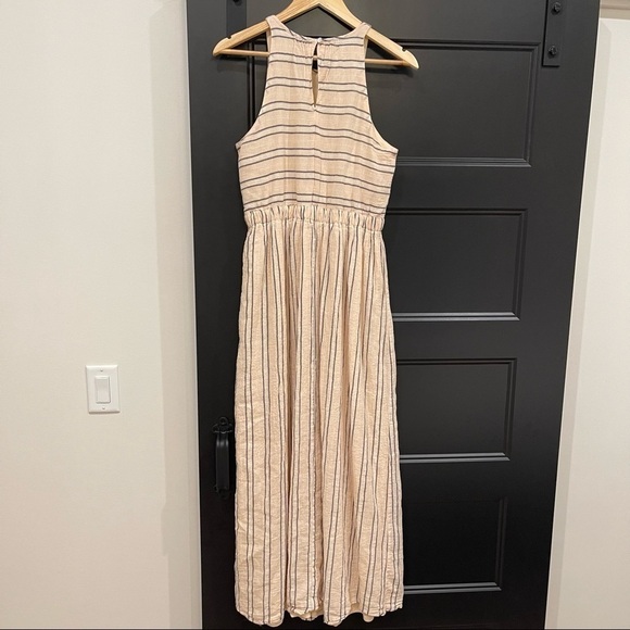 Lauren Conrad Sleeveless Multi Stripe Maxi Dress Size Small - Picture 9 of 9
